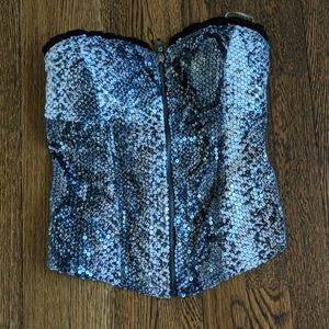 Sequin Fashion Corset Top